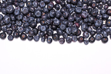 Blueberry isolated on white background