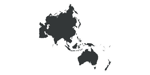 Map of Asia Pacific  © meranda