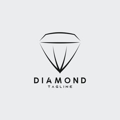 diamond logo vector illustration design