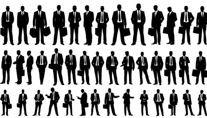 Business Person Outline - High-Res Vector-Ready Asset