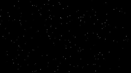 A celestial display of sparkling stars scattered across a deep midnight black night sky creating a cosmic and dreamy astronomical scene.