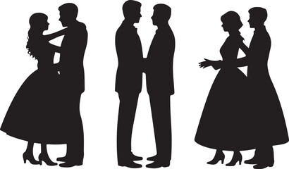 Bride and Groom SVG | Wedding Couple Silhouette | Just Married Cut File for Cricut

Mr and Mrs SVG | Wedding Day Design | Bride & Groom Clipart for DIY Signs & Shirts

Wedding Couple SVG | Romantic Br