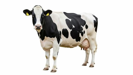 healthy dairy cow in a picturesque rural setting