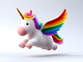 A colorful toy horse illustration isolated on white, perfect for Easter or Christmas holiday fun