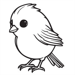 sketch of a bird