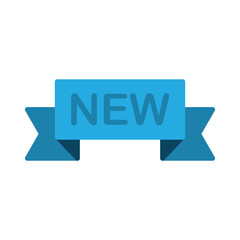 New label icon design template