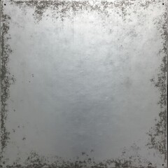 Obraz premium Weathered platinum surface with scratches under dramatic light