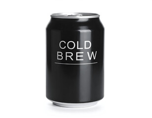 Cold Brew on Black Can