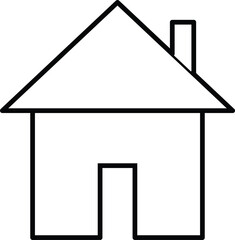 Fototapeta premium Home icon free | Home icon