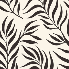 leaves seamless pattern 