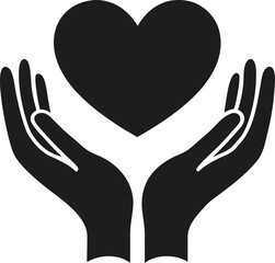 valentine red heart vector icon on white or transparent background