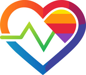 valentine red heart vector icon on white or transparent background