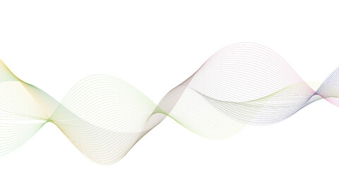 Abstract colorful blue, pink blend wave lines and technology background. Modern colorful flowing wave lines and glowing moving lines. Futuristic technology and sound wave lines background.	
