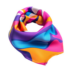 Sport Inspired Cooling Bandana with a Vibrant Abstr Isolated on Transparent Background