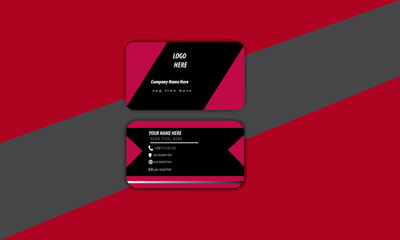 Simple Business Card Design Template.