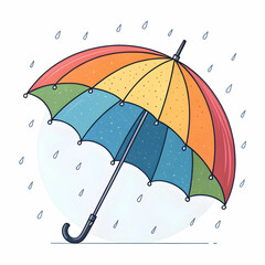 vector illustration of umbrella