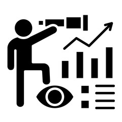 Transparent Vision  Icon Element For Design	