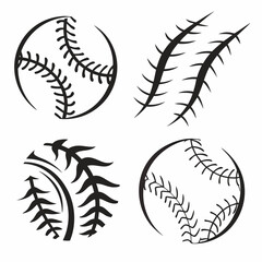 Six sport balls breaking through abstract backgrounds