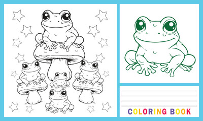 Obraz premium Vector illustration for coloring book or design print. Perfect for learning and honing children's skills easily.