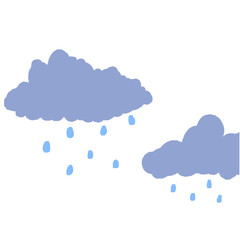 vector illustration of clouds