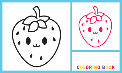 Vector illustration for coloring book or design print. Perfect for learning and honing children's skills easily.