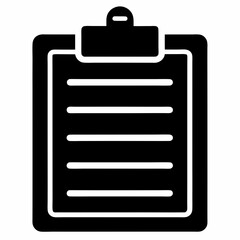 vector illustration of a clipboard