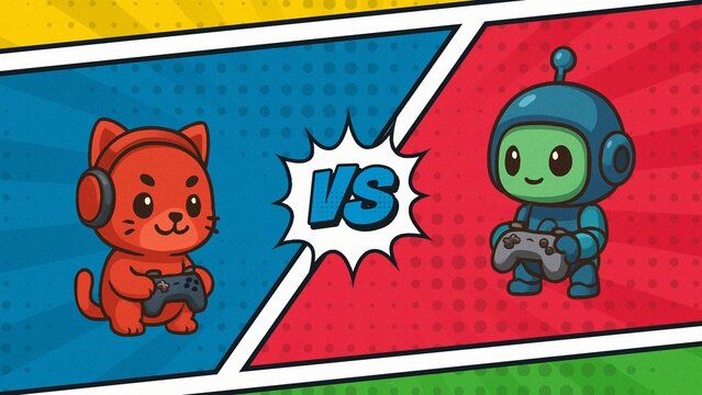 Comic Cartoon Fight Vs Battle Intro Opener