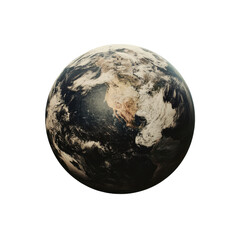 A view of Earth from space, A breathtaking perspective of Earth from space, isolated on transparent background