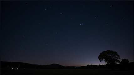 night sky with stars