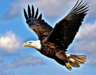 Obraz premium american bald eagle