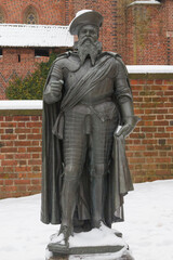 Statue of Markgraf Albrecht at Malbork Castle