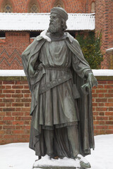 Statue of Winrich von Kniprode at Malbork Castle