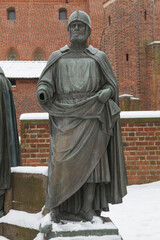 Statue of Siegfried von Feuchtwangen at Malbork Castle
