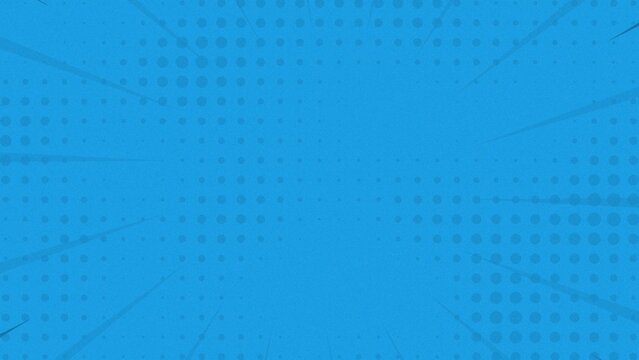 Comic Cartoon Dotted Animated Background