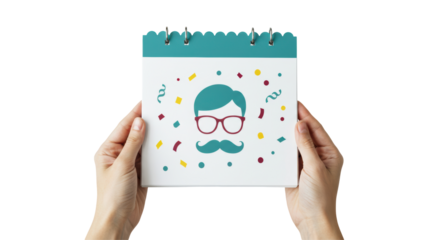 Isolated Fathers Day Calendar