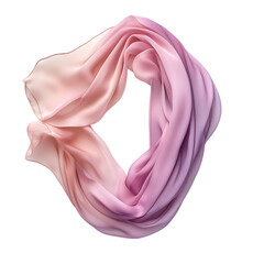 Elegant Cooling Wrap with a Smooth Luxurious Fabric Isolated on Transparent Background