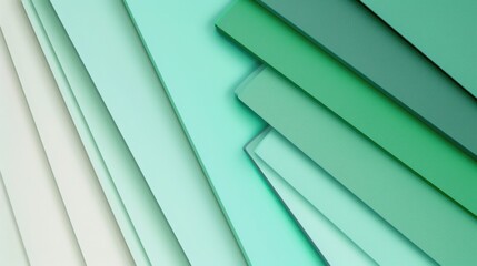 Obraz premium aesthetic background in mint green shades, fresh and light, subtle gradients and clean textures