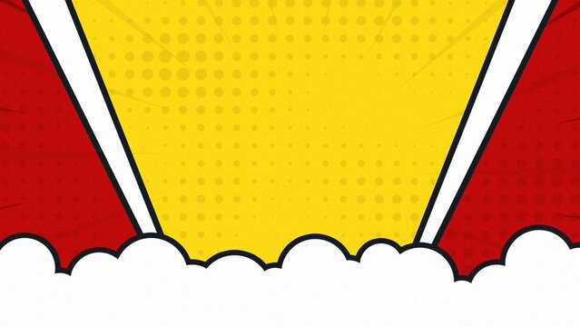 Comic Cartoon Battle Vs Fighting Background