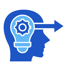 Forward Thinking  Icon Element For Design	