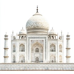 Obraz premium Taj mahal isolated on transparent background