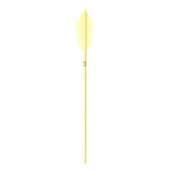 Minimalistic Arrow with Soft Subtle Gradients in Pa Isolated on Transparent Background