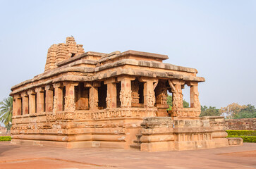 The ancient temple of Durga, Aihole, Badami, Karnataka, India.