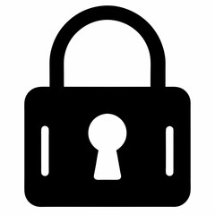 lock icon vector illustration