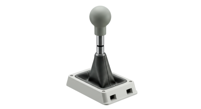 Isolated Car Gear Shift