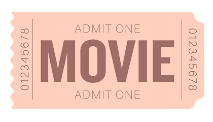 Admit one ticket, Move Ticket	