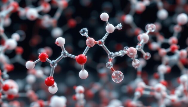 molecular model of zidovudine subject: 3d rendering of a chemical molecule conceptual model keywords: zidovudine molecule