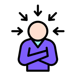 People Centric  Icon Element For Design	