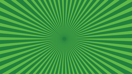 Green Sunburst Pattern Background.