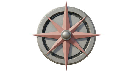 Fototapeta premium Isolated Decorative Compass Rose