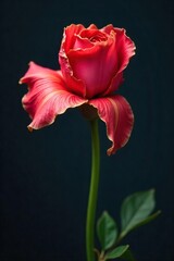 A close-up shot of a wilting flower, petals falling, signifying the finality of death and the end of life ,  wilt,  withering